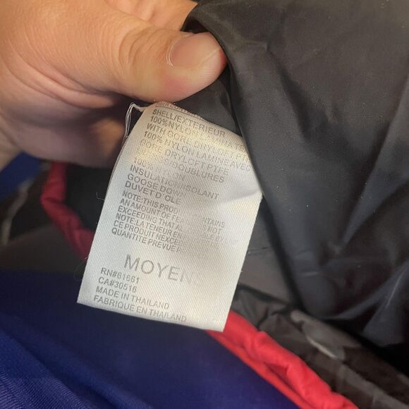 North Face Summit Series Vest Mens Small Red Black Puffer Insulated Goose Down - Picture 13 of 14